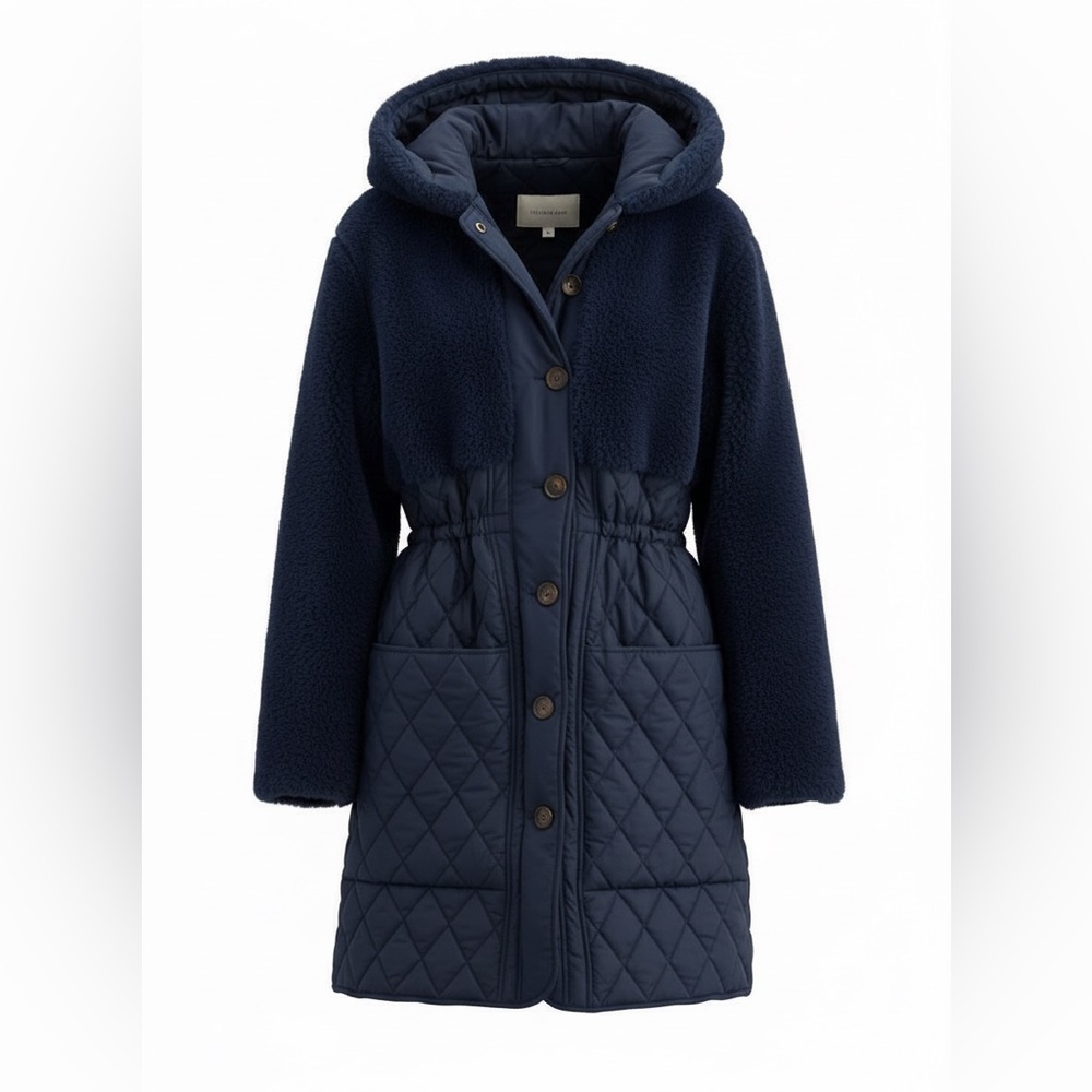 Rare Chloe Navy Teddy Jacket